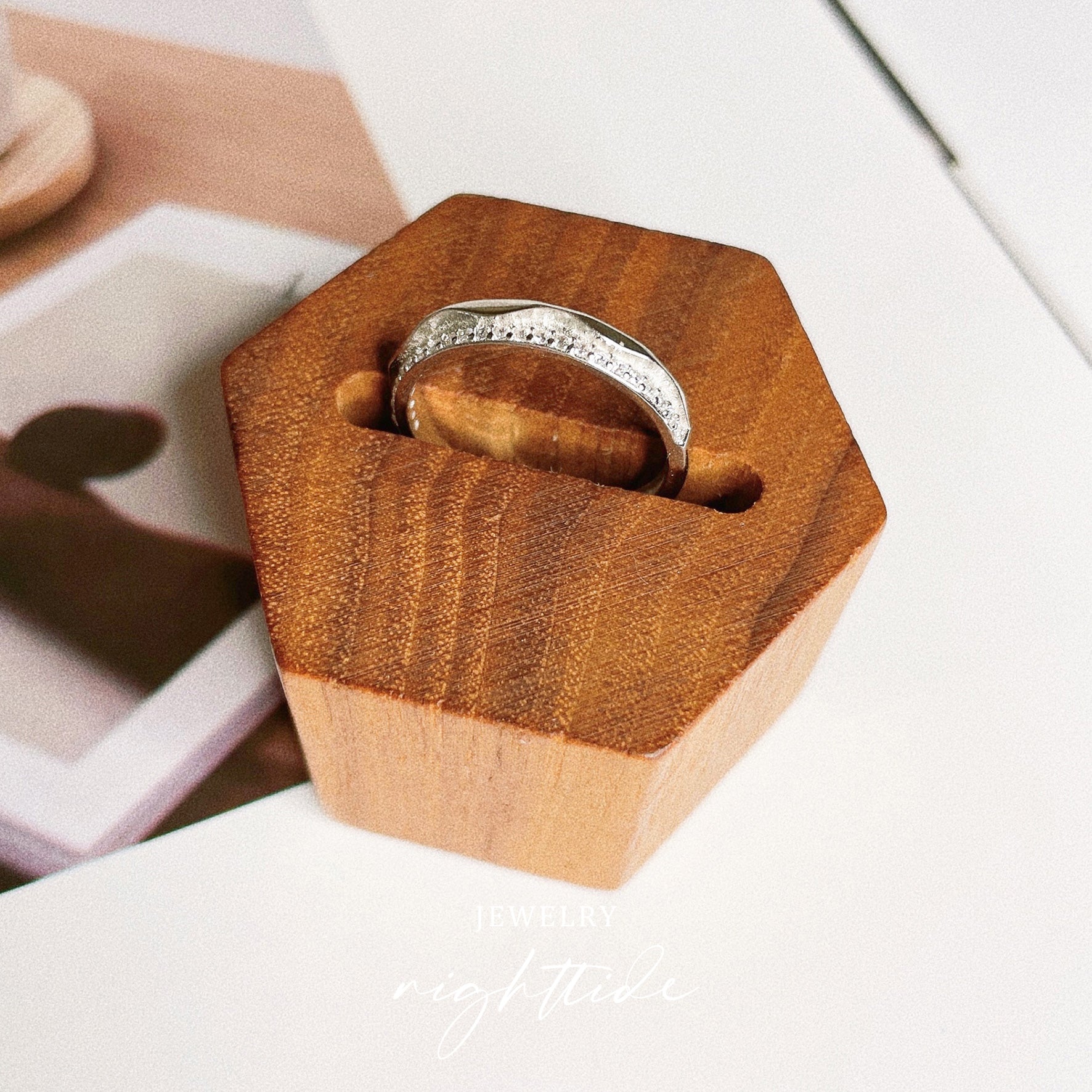 Nighttide Jewelry Zirconia Couple Ring Set JXZ1335