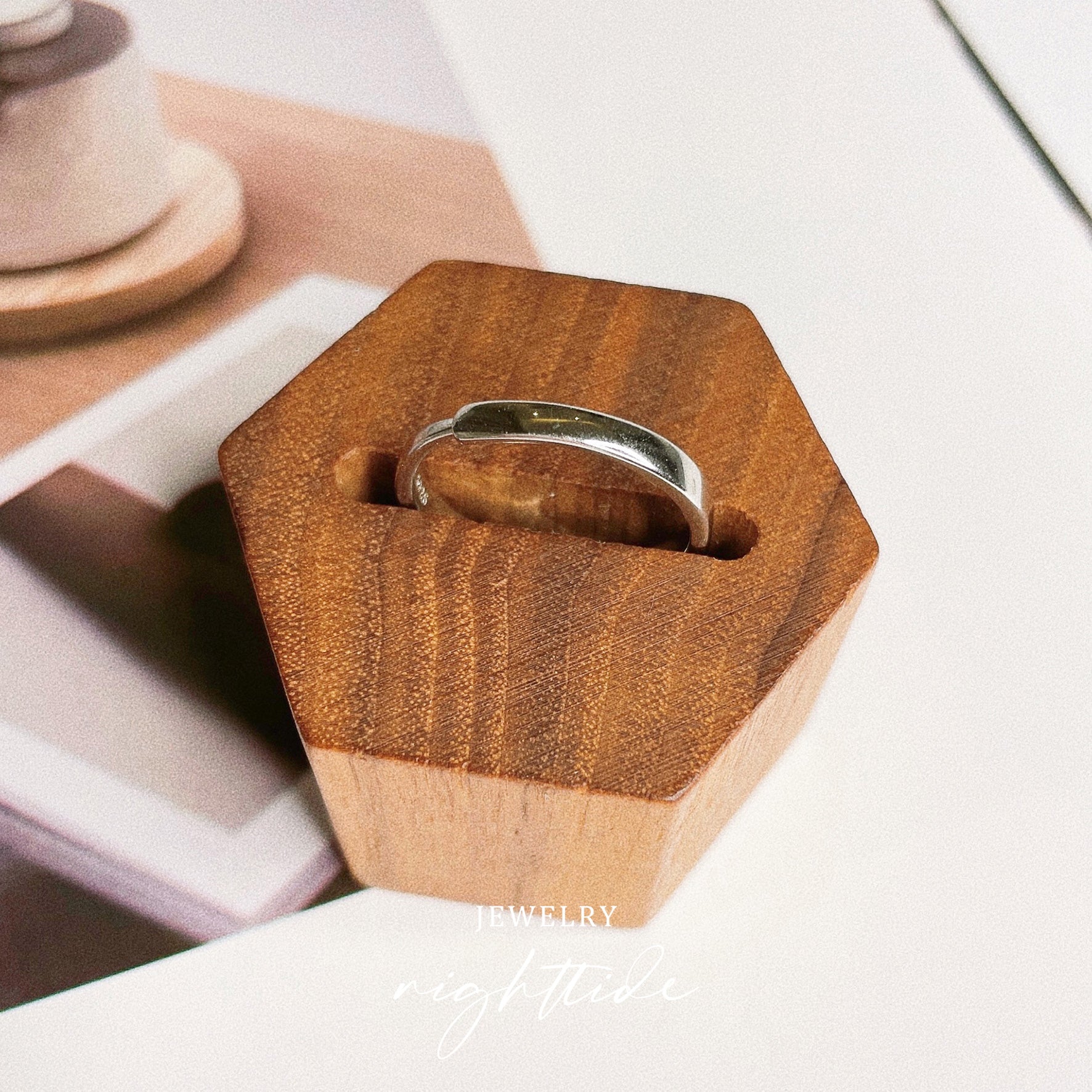 Nighttide Jewelry Zirconia Couple Ring Set JXZ1335