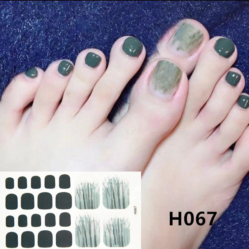 Removable Nail Metal Toe Nail Sticker Nail Sticker