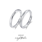 Load image into Gallery viewer, Nighttide Jewelry Zirconia Couple Ring Set JXZ1335
