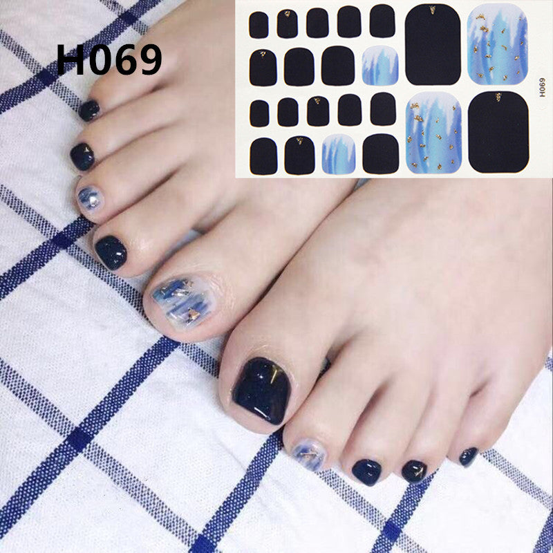 Removable Nail Metal Toe Nail Sticker Nail Sticker