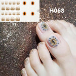 Load image into Gallery viewer, Removable Nail Metal Toe Nail Sticker Nail Sticker
