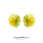 Load image into Gallery viewer, Nighttide Jewelry Preserved Fresh Flower Epoxy Resin Glue Earrings EXZ1225

