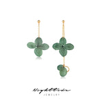 Load image into Gallery viewer, Nighttide Jewelry Preserved Fresh Flower Epoxy Resin Glue Earrings EXZ1231
