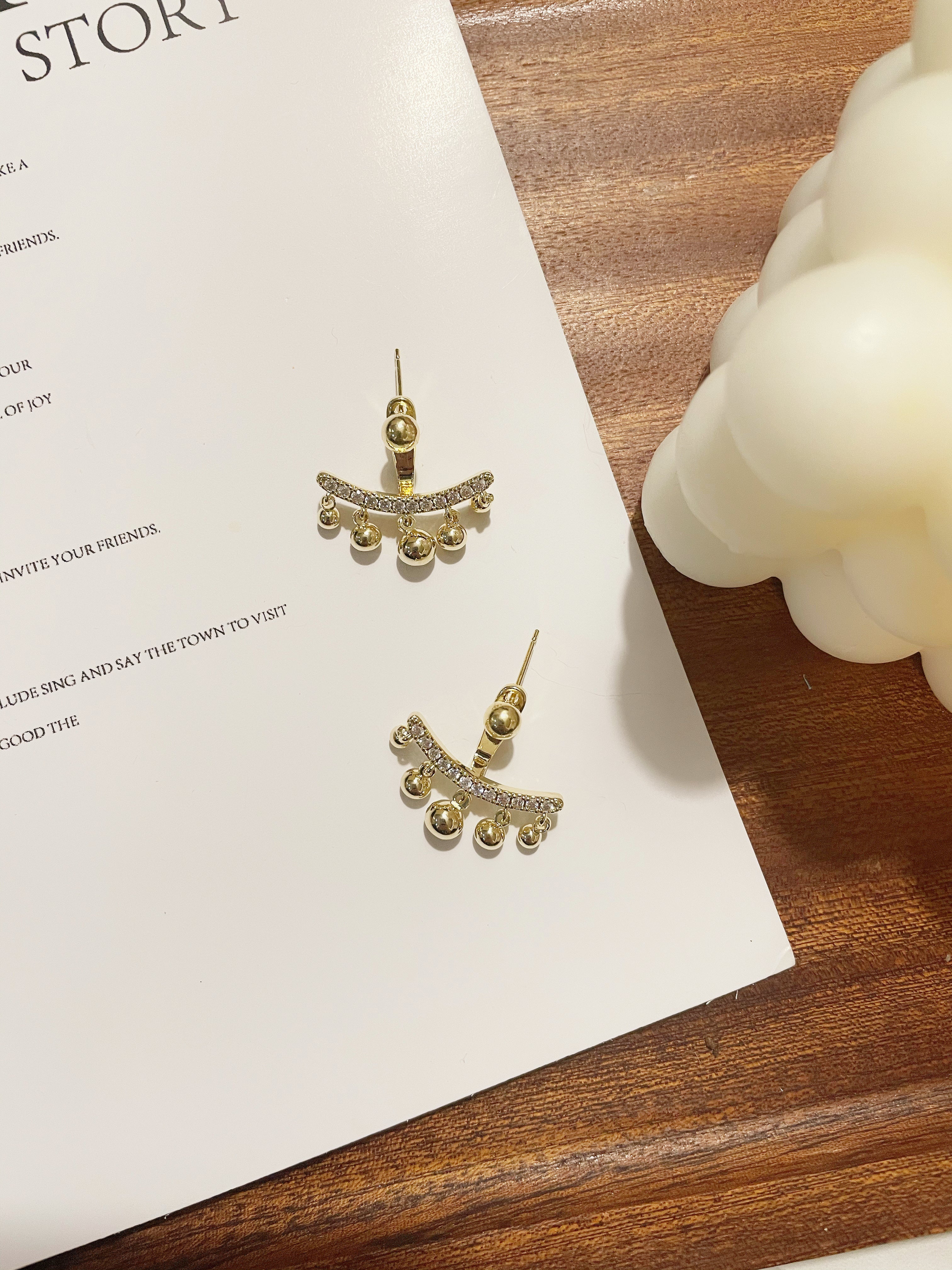 Nighttide Jewelry Zirconia Earrings EXZ1374