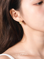 Load image into Gallery viewer, Nighttide Jewelry Star &amp; Moon Zirconia Rotating Earrings EXZ1378
