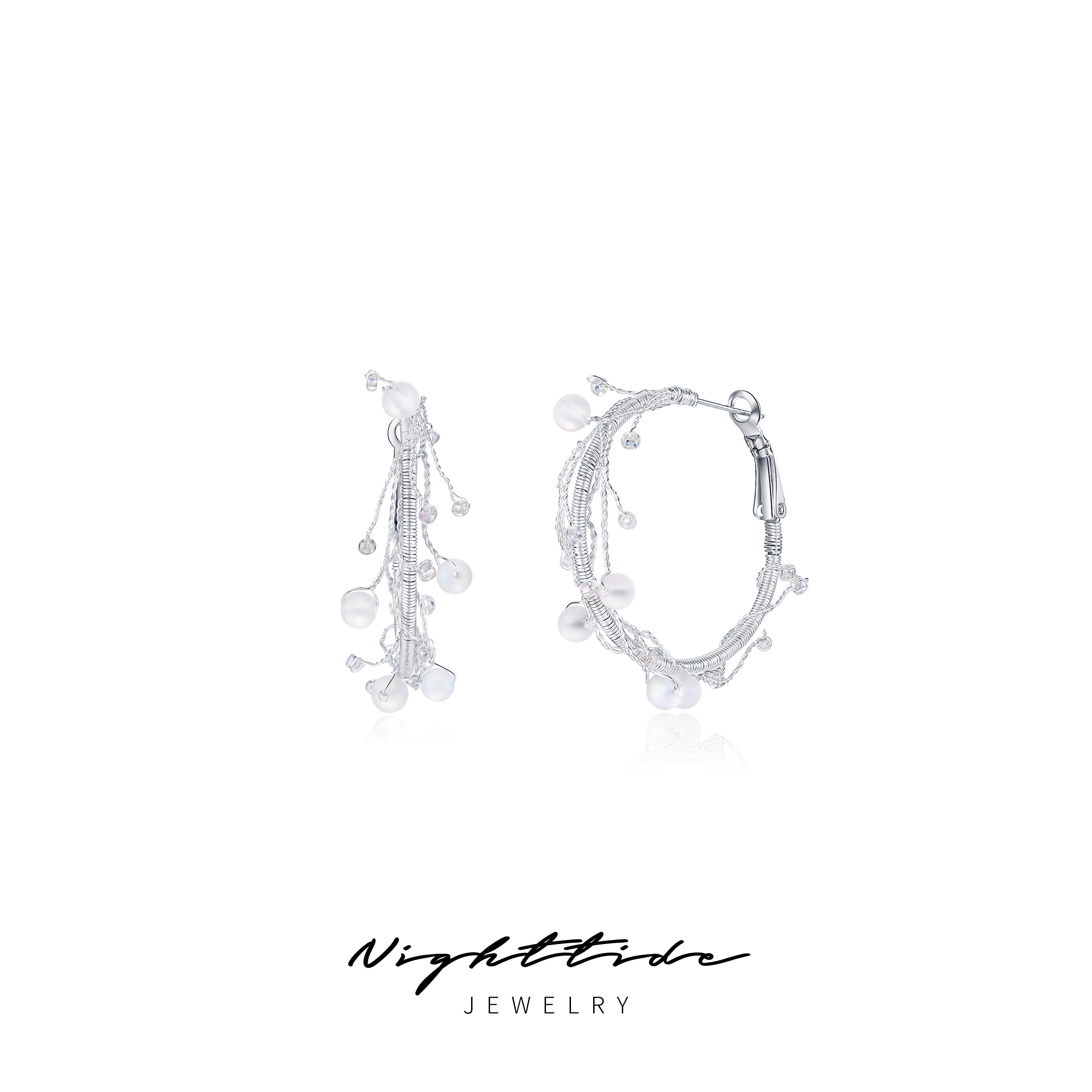 Nighttide Jewelry Wire Wrap Earrings EXZ937