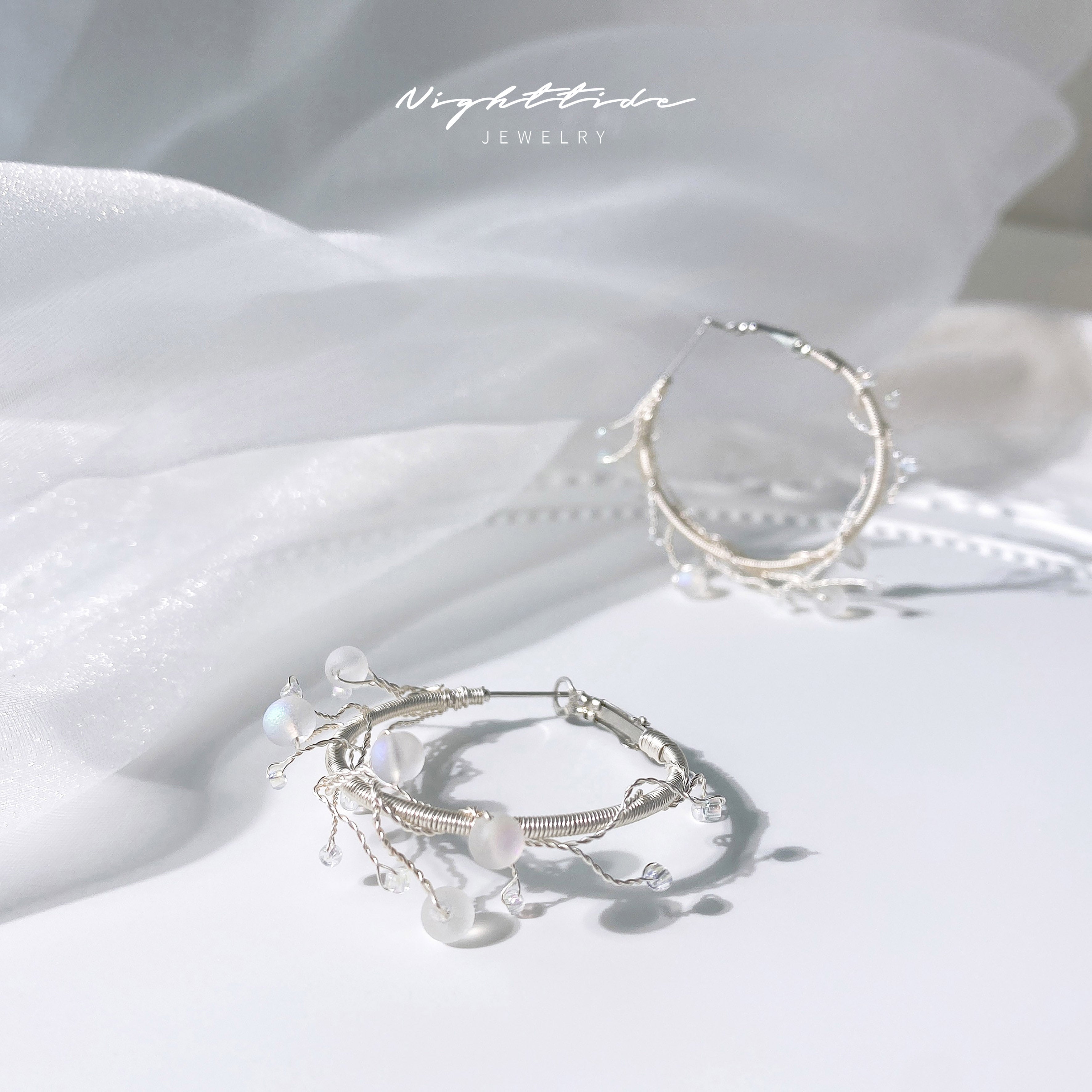 Nighttide Jewelry Wire Wrap Earrings EXZ937