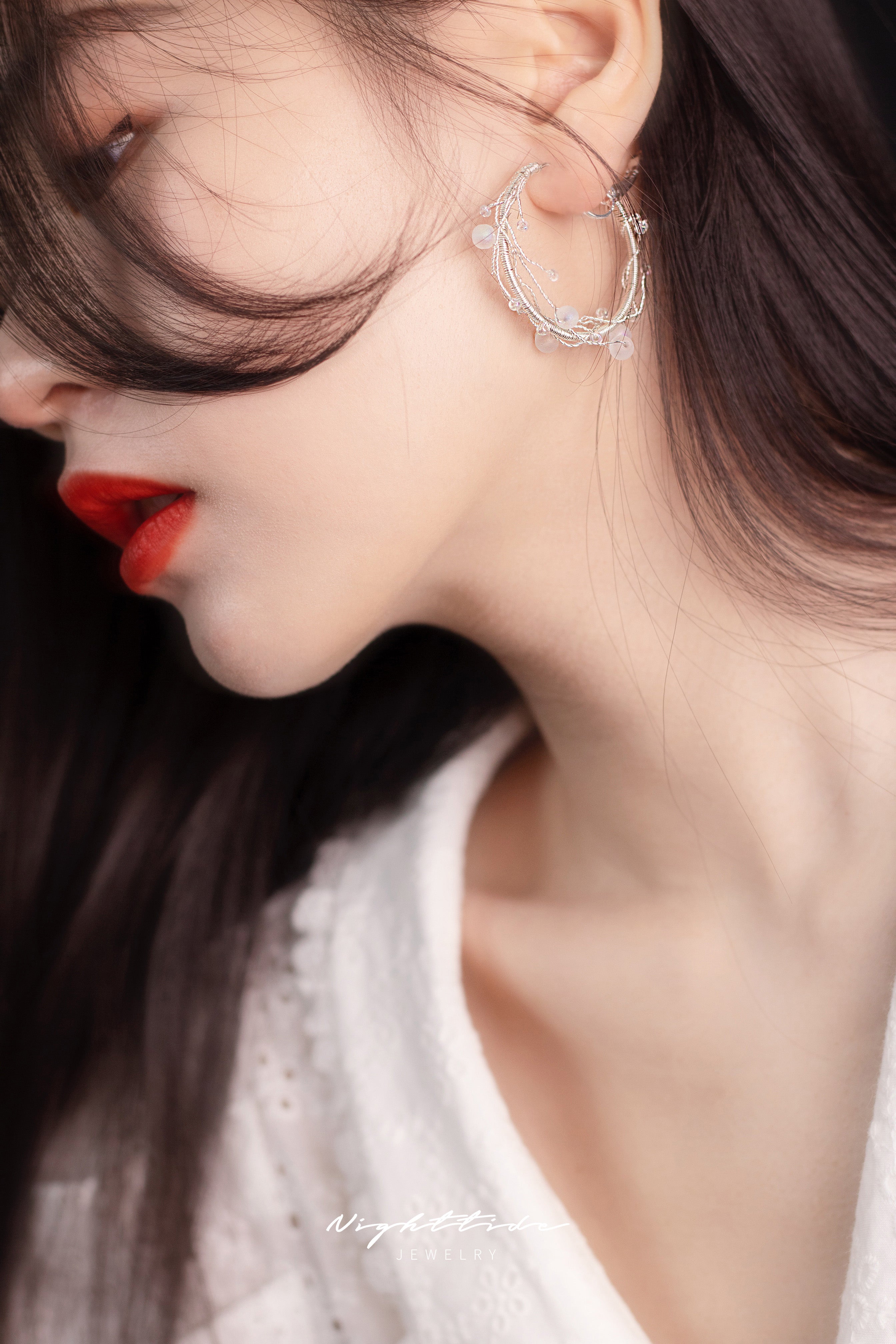 Nighttide Jewelry Wire Wrap Earrings EXZ937