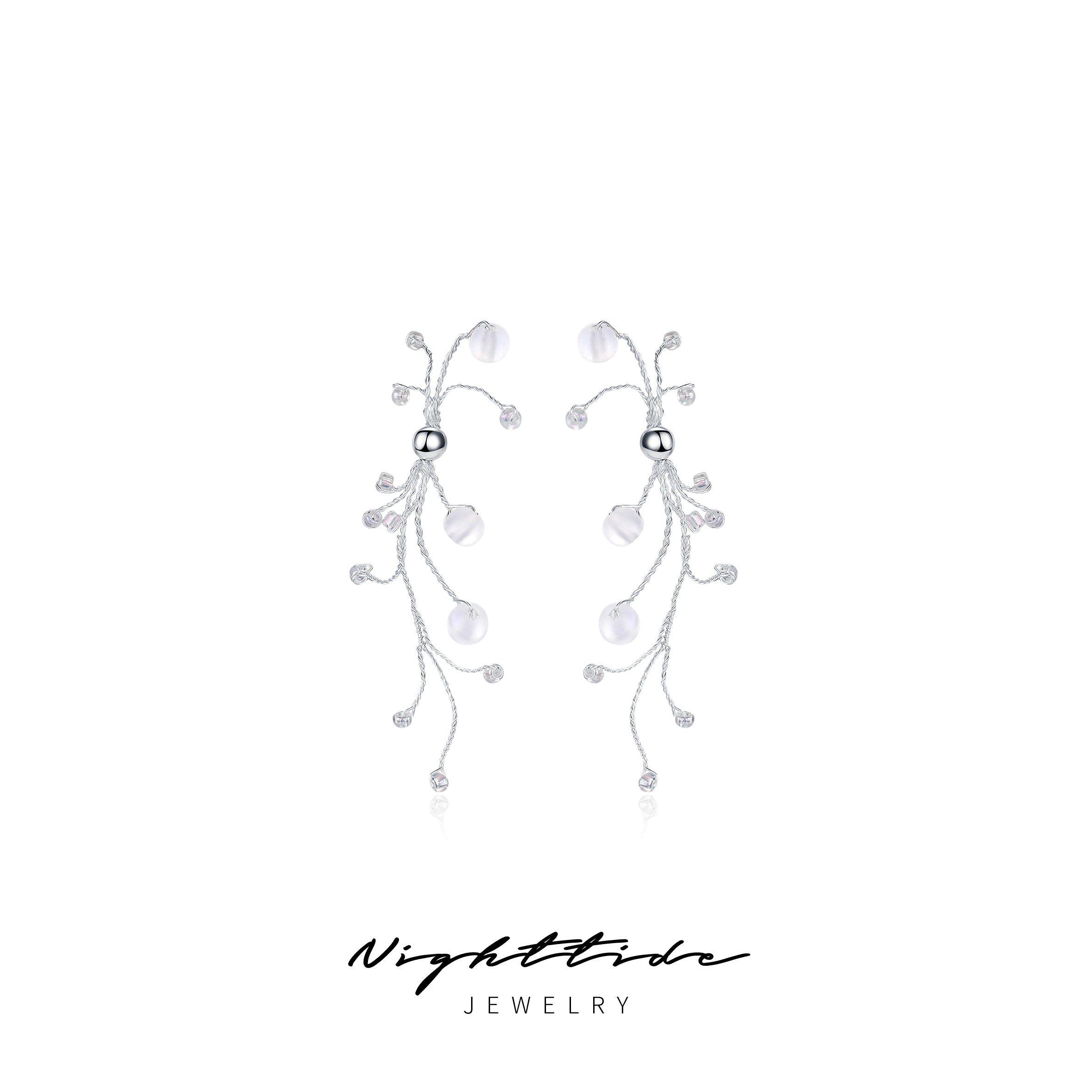 Nighttide Jewelry Wire Wrap Earrings EXZ938