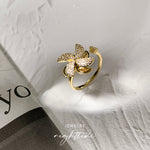 Load image into Gallery viewer, Nighttide Jewelry Windmill-shaped Zirconia Ring JXZ1196
