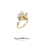 Load image into Gallery viewer, Nighttide Jewelry Windmill-shaped Zirconia Ring JXZ1196
