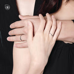 Load image into Gallery viewer, Nighttide Jewelry Zirconia Couple Ring Set JXZ1375
