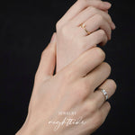 Load image into Gallery viewer, Nighttide Jewelry Zirconia Couple Ring Set JXZ822
