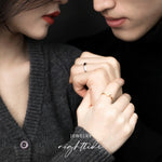 Load image into Gallery viewer, Nighttide Jewelry Zirconia Couple Ring Set JXZ822
