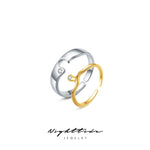 Load image into Gallery viewer, Nighttide Jewelry Zirconia Couple Ring Set JXZ822
