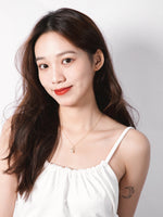 Load image into Gallery viewer, Nighttide Jewelry Star &amp; Moon Zirconia Rotating Necklace NXZ1379
