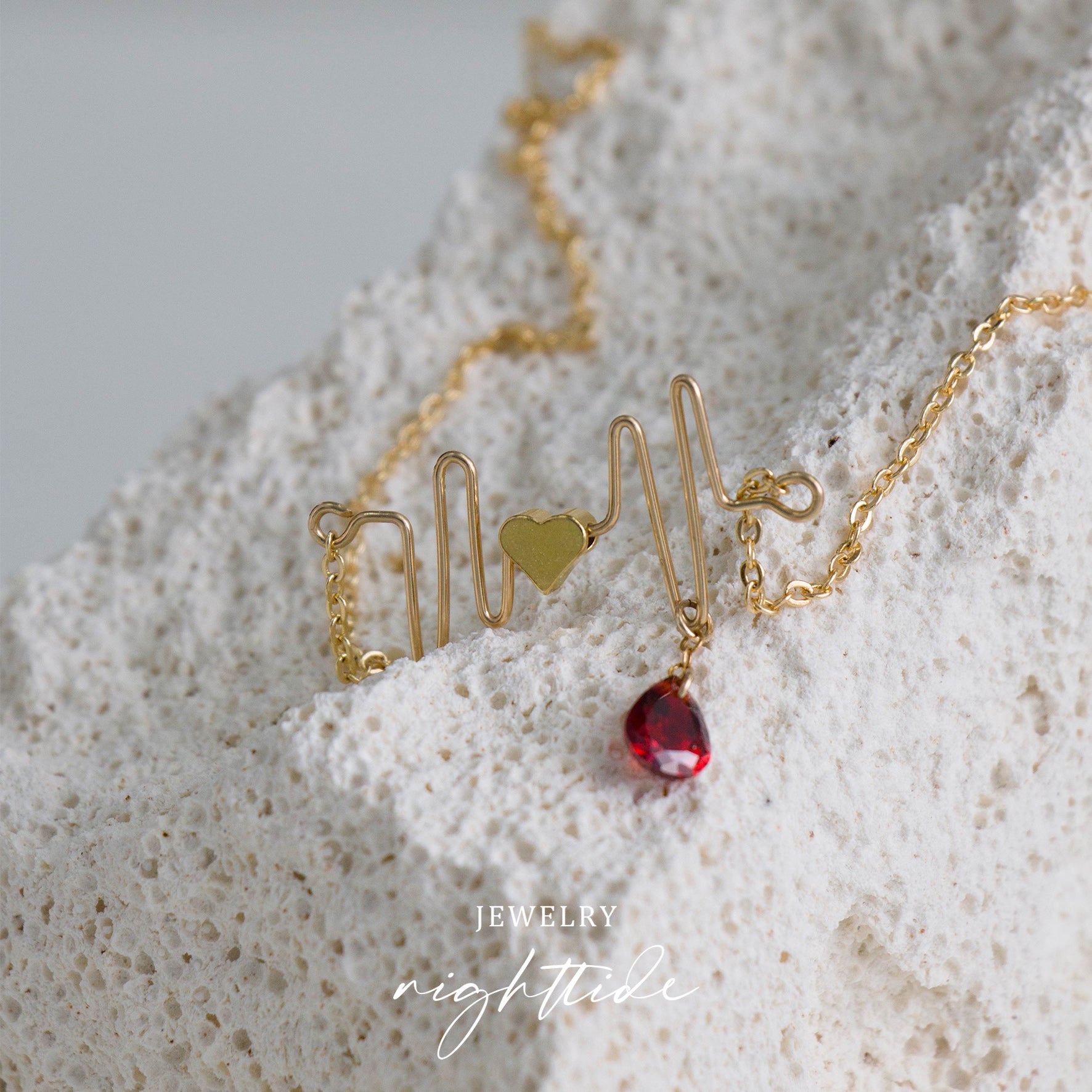 Nighttide Jewelry Zirconia Gold Filled Necklace NXZ650