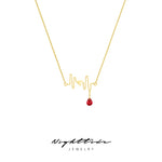 Load image into Gallery viewer, Nighttide Jewelry Zirconia Gold Filled Necklace NXZ650
