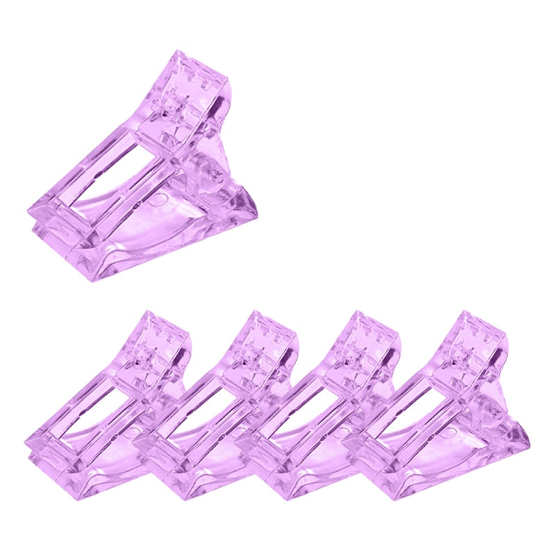 Professional Nail clips Acrylic Extension Forms For Nail Quick Building Nail Tips Clips UV Gel Mold For Manicure nail accessorie