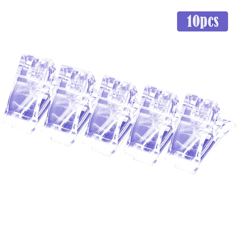 Professional Nail clips Acrylic Extension Forms For Nail Quick Building Nail Tips Clips UV Gel Mold For Manicure nail accessorie