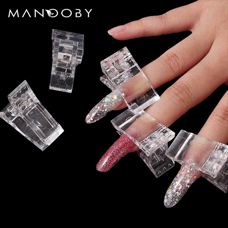 Professional Nail clips Acrylic Extension Forms For Nail Quick Building Nail Tips Clips UV Gel Mold For Manicure nail accessorie