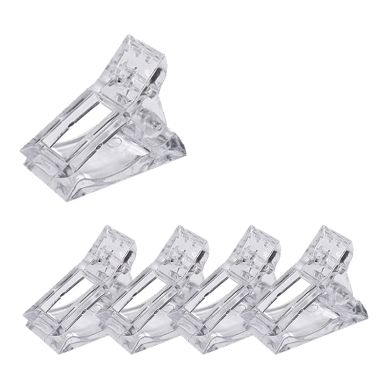 Professional Nail clips Acrylic Extension Forms For Nail Quick Building Nail Tips Clips UV Gel Mold For Manicure nail accessorie