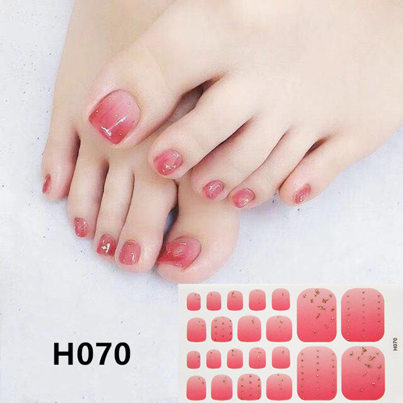 Removable Nail Metal Toe Nail Sticker Nail Sticker