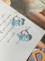 Load image into Gallery viewer, Nighttide Jewelry Preserved Fresh Flower Epoxy Resin Glue Earrings EXZ1230
