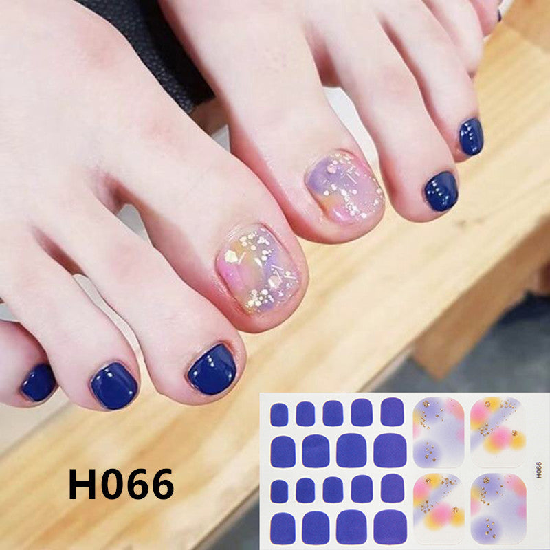 Removable Nail Metal Toe Nail Sticker Nail Sticker